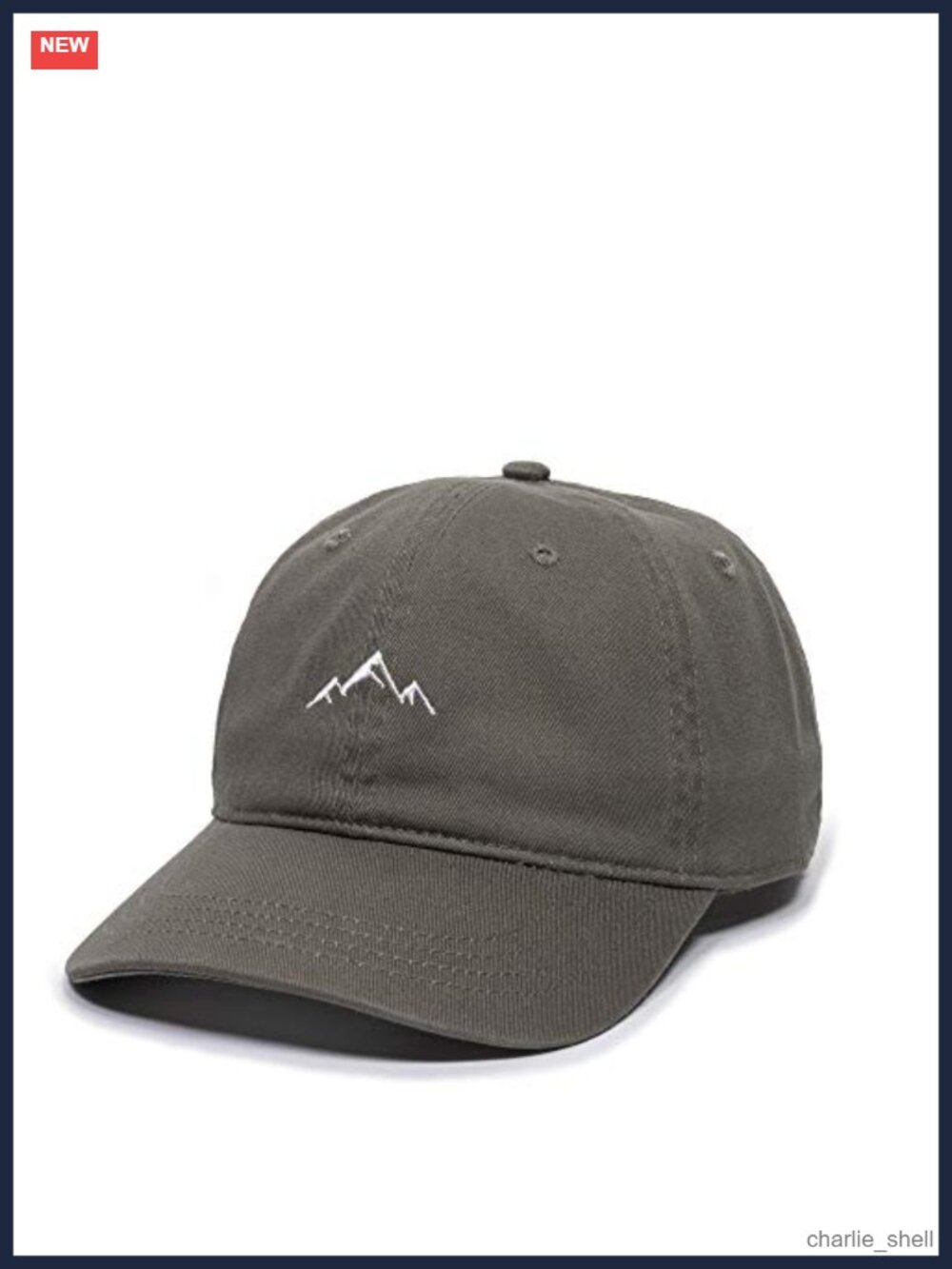 Outdoor Cap Mountain Embroidered Dad Hat Adjustable Soft Cotton Polo Style